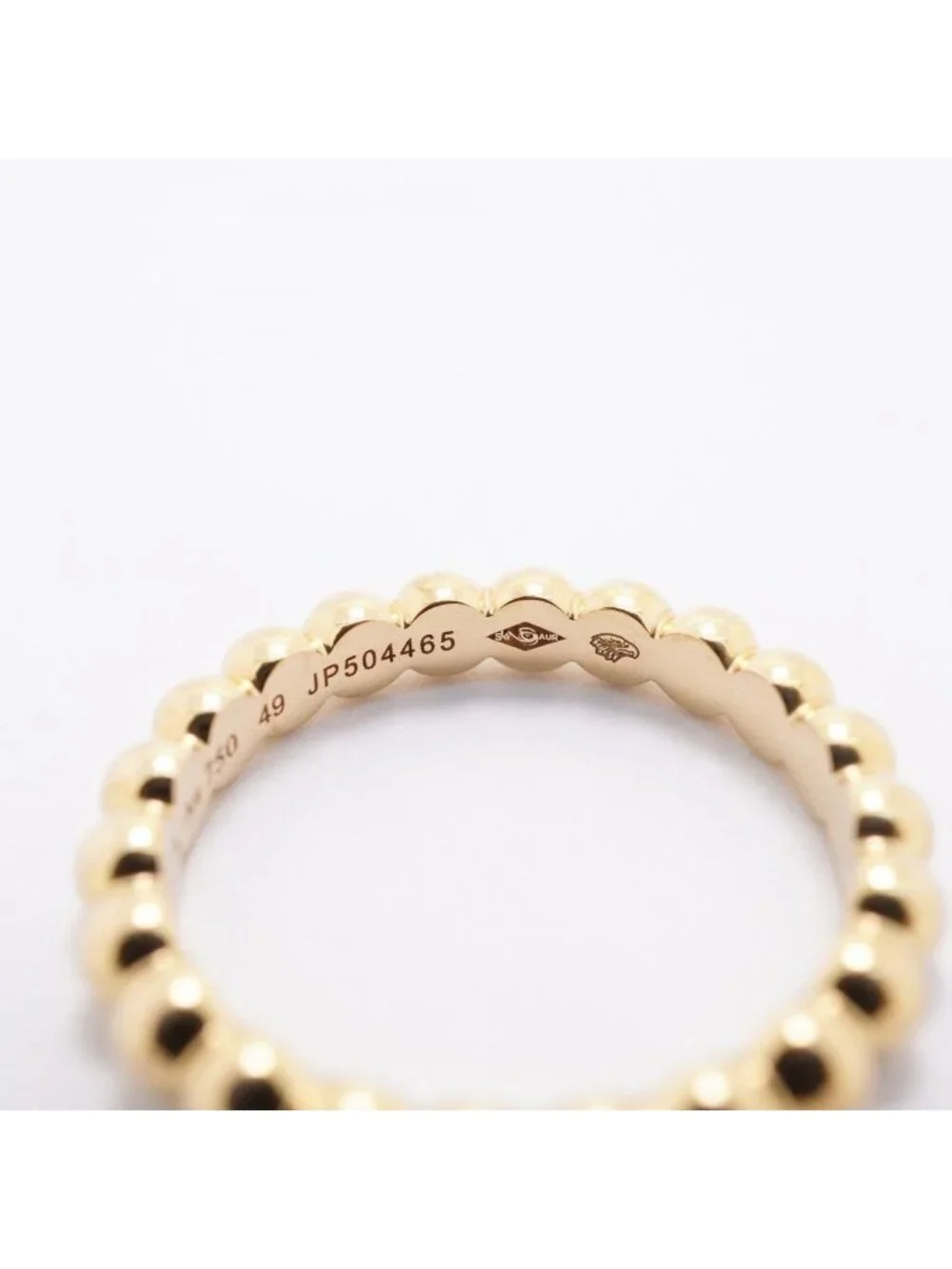Van Cleef & Arpels Ring Perlee 18k Yellow Gold